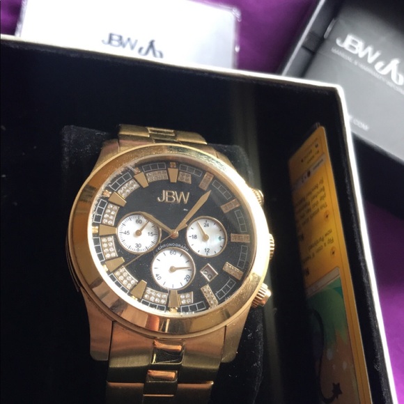 Real JBW watch solid 14k plating worth $1,600 - Picture 3 of 5